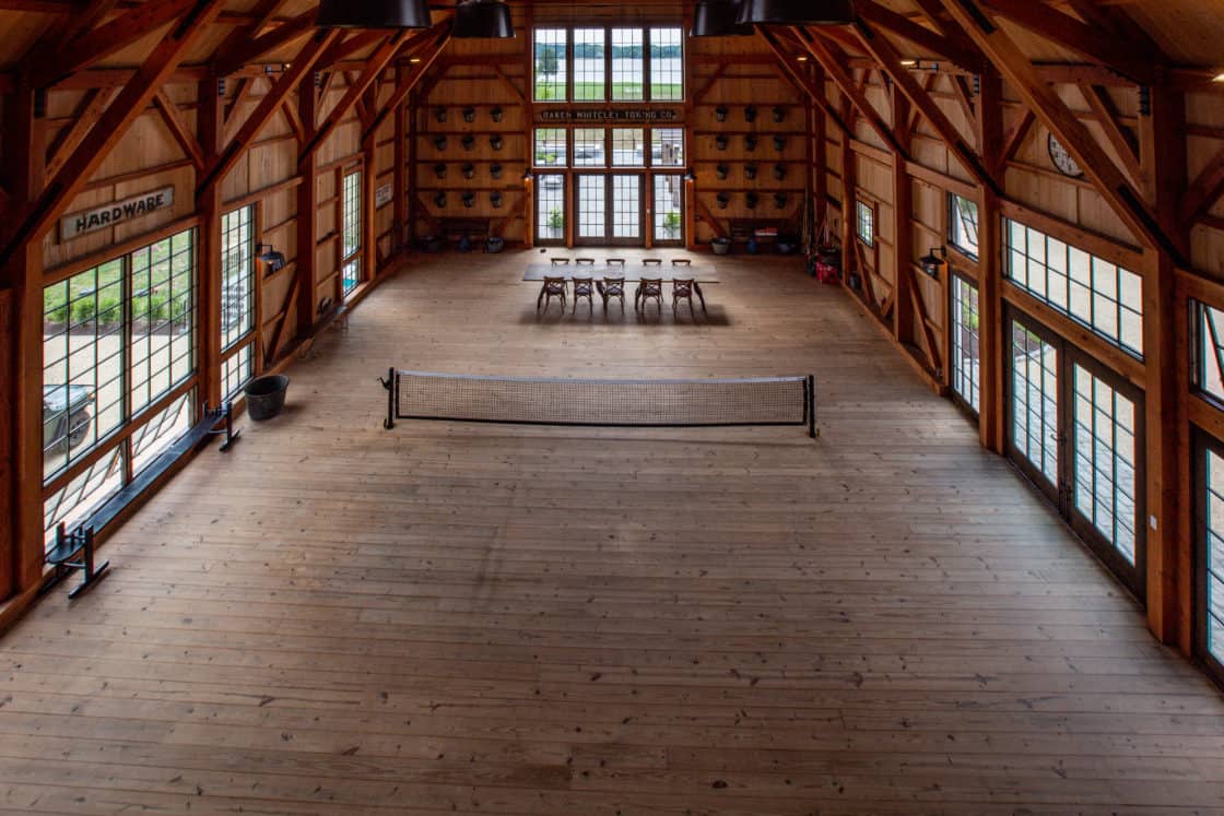 Bank Barn Indoor Basketball Court Custom Barn Builders Full